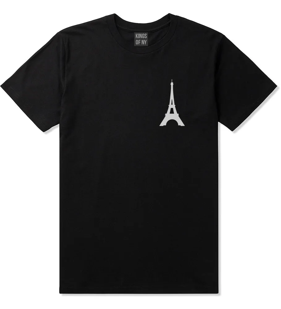 Eiffel Tower Paris Chest Mens T-Shirt