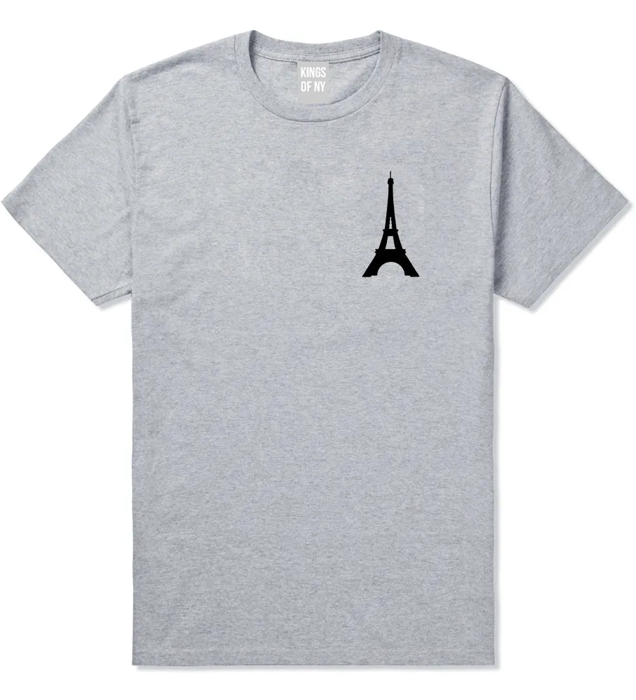 Eiffel Tower Paris Chest Mens T-Shirt