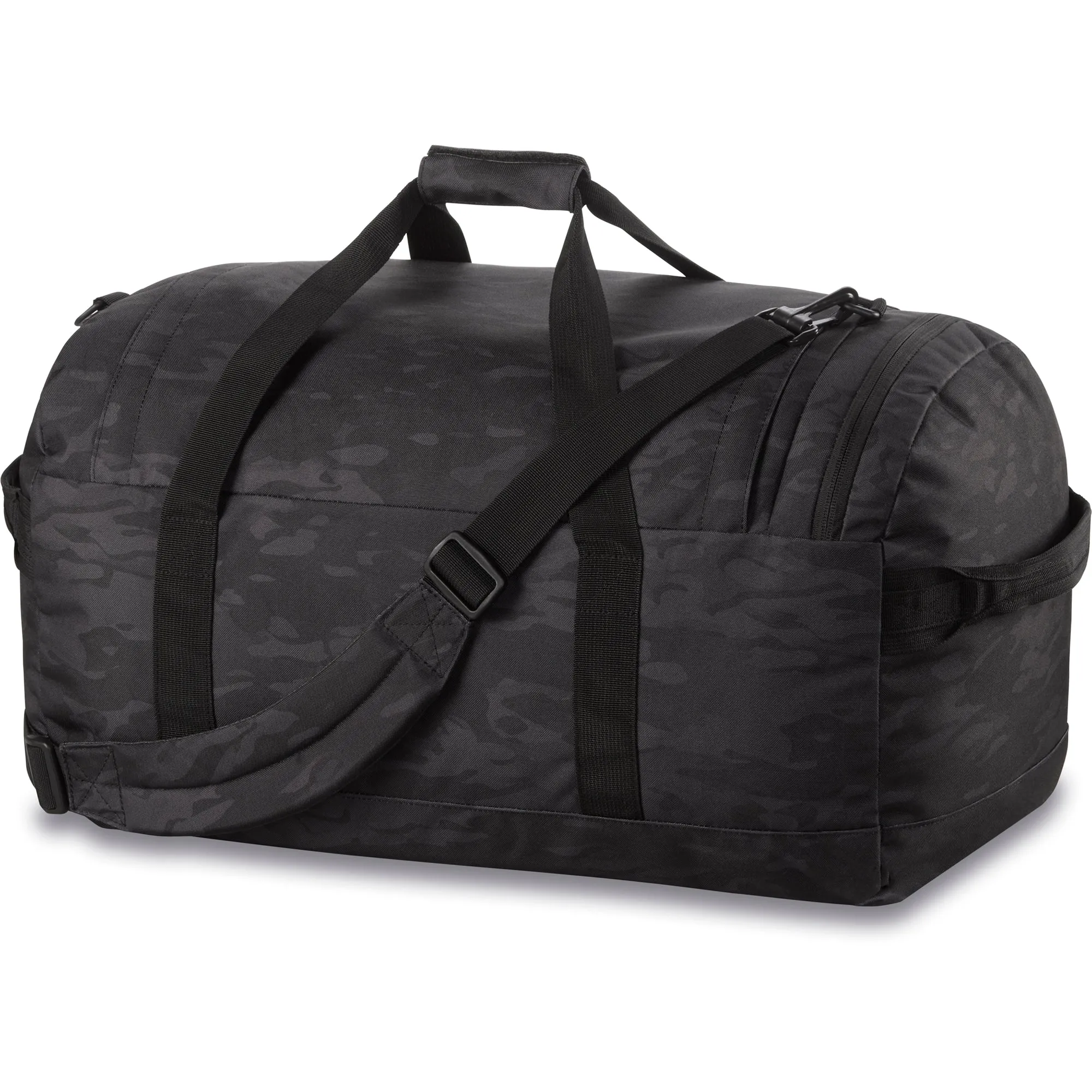 EQ Duffle 50L - Black Vintage Camo