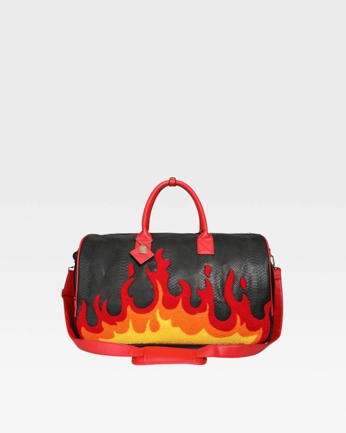 Exclusive Red Fire Backpack & Rolling Duffle Set