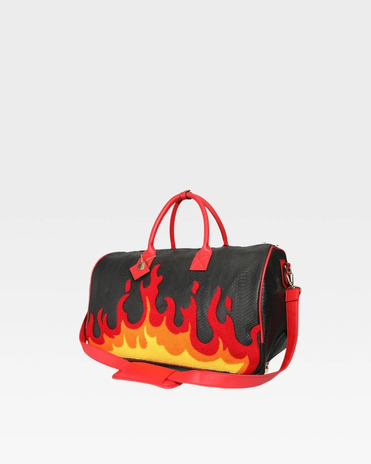 Exclusive Red Fire Backpack & Rolling Duffle Set