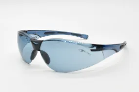 Eyres Terminator Light Blue Frame Light Blue Lens Safety Glasses 102-OP-LBG