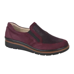 Fidelio Namir Slip On (Women) - Vino Nubuck