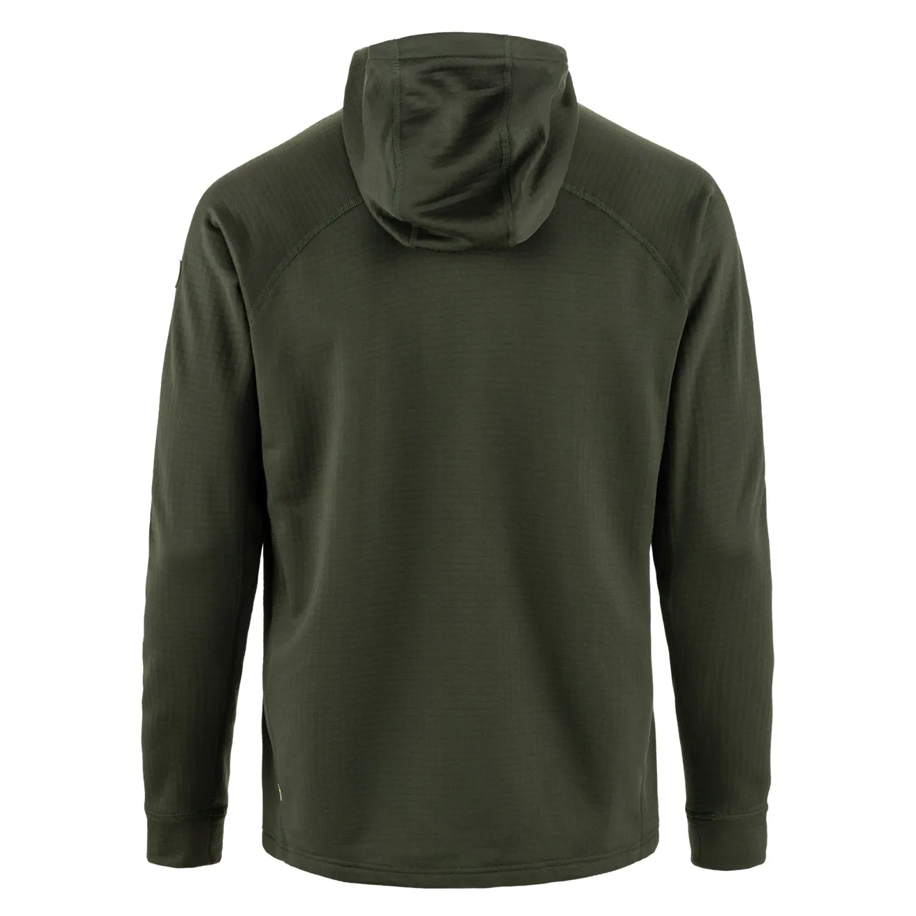 Fjallraven Abisko Grid Fleece Hoodie Deep Forest