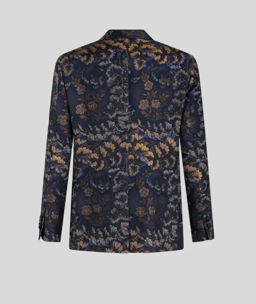 Floral Jacquard Jacket