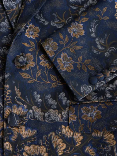 Floral Jacquard Jacket