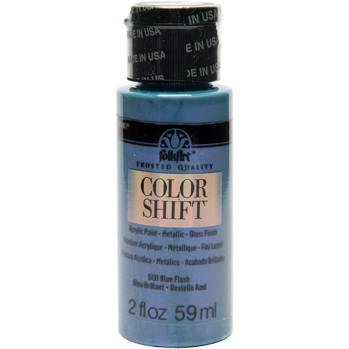 Folkart Color Shift Acrylic Paints Blue Flash