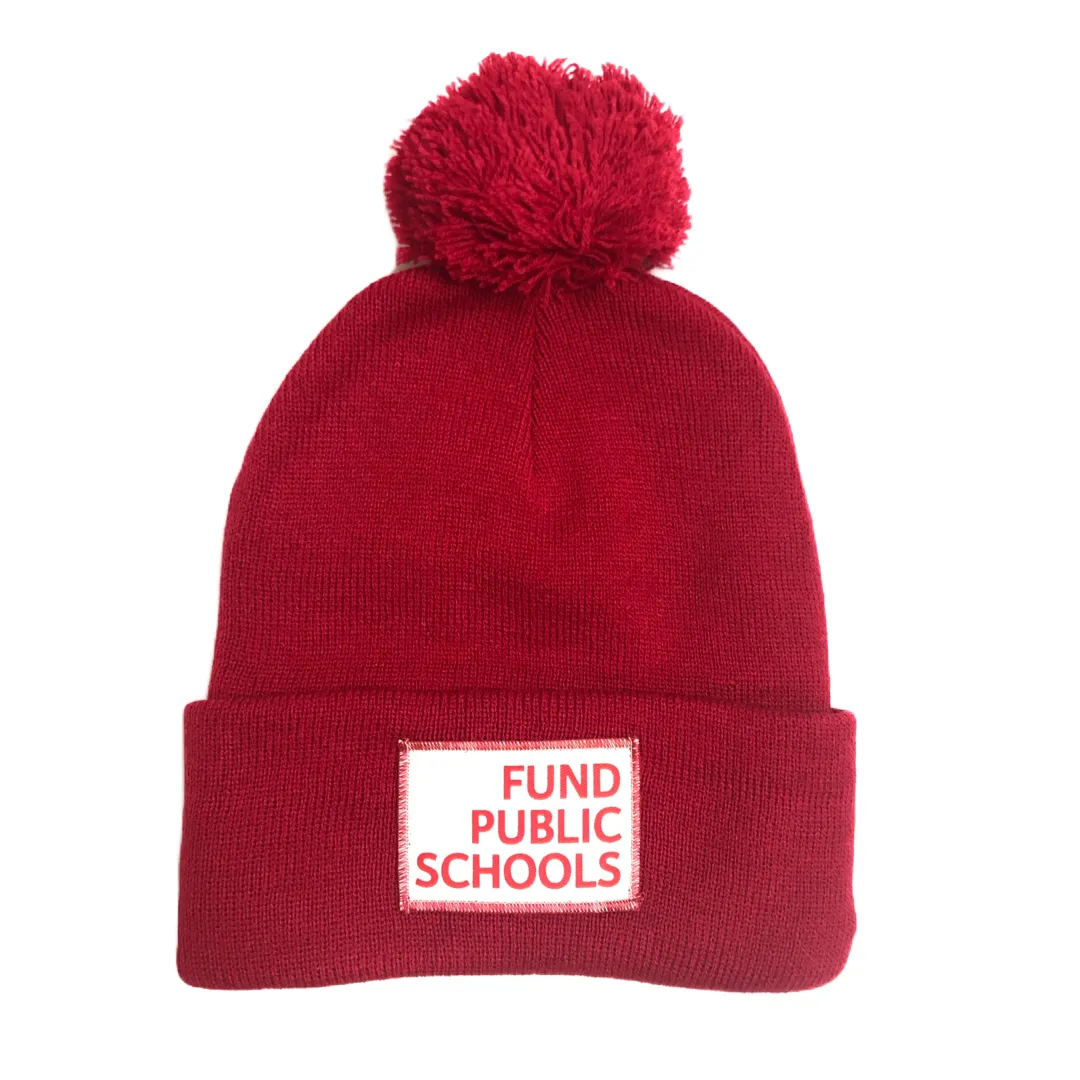 Fund Public Schools Winter Hat - Red for ED