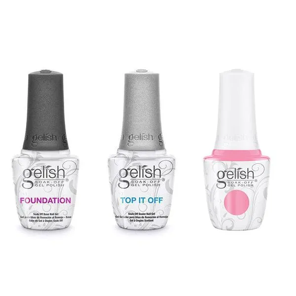 Gelish Combo - Base, Top & Bed Of Petals