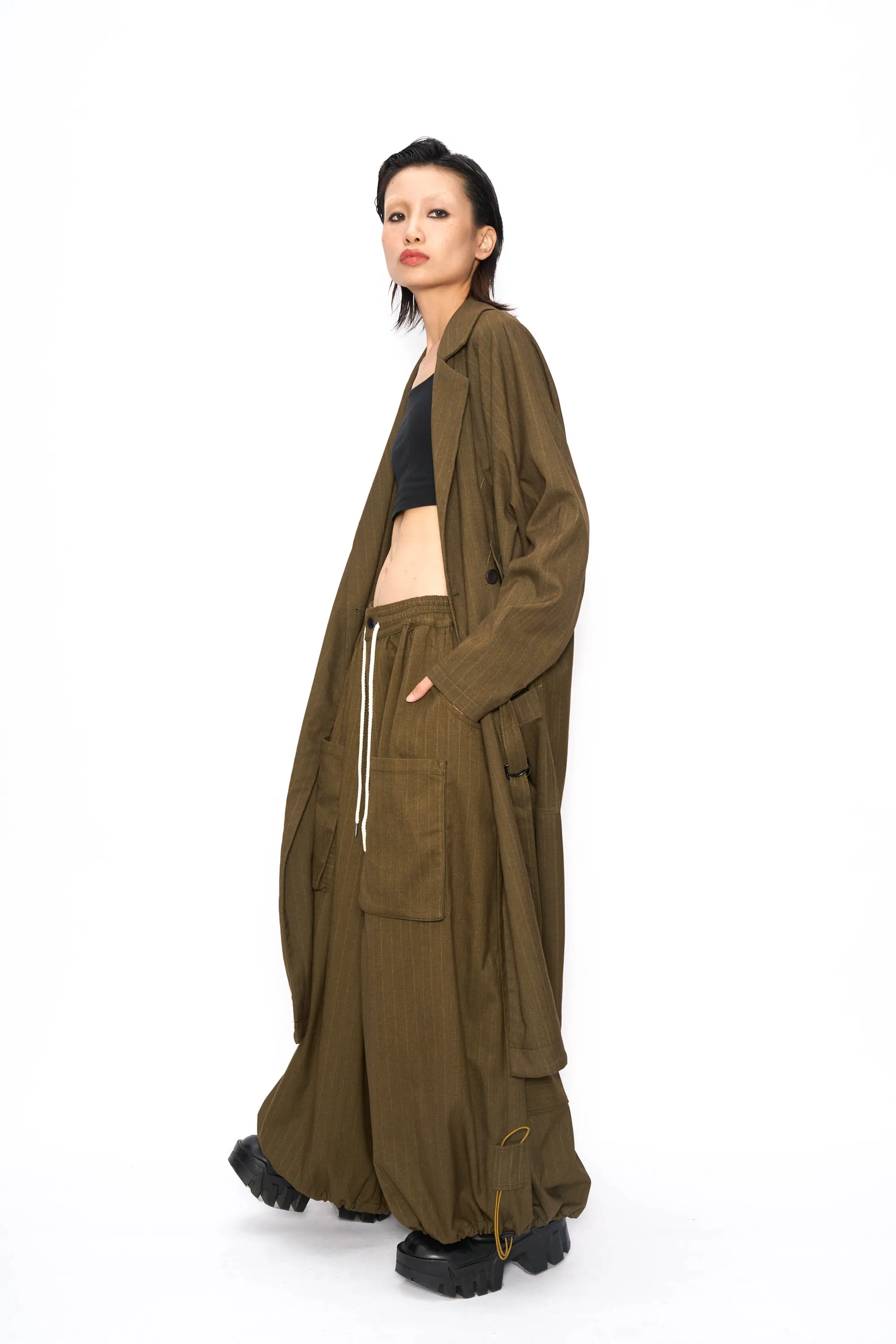 Gilled Trench Coat