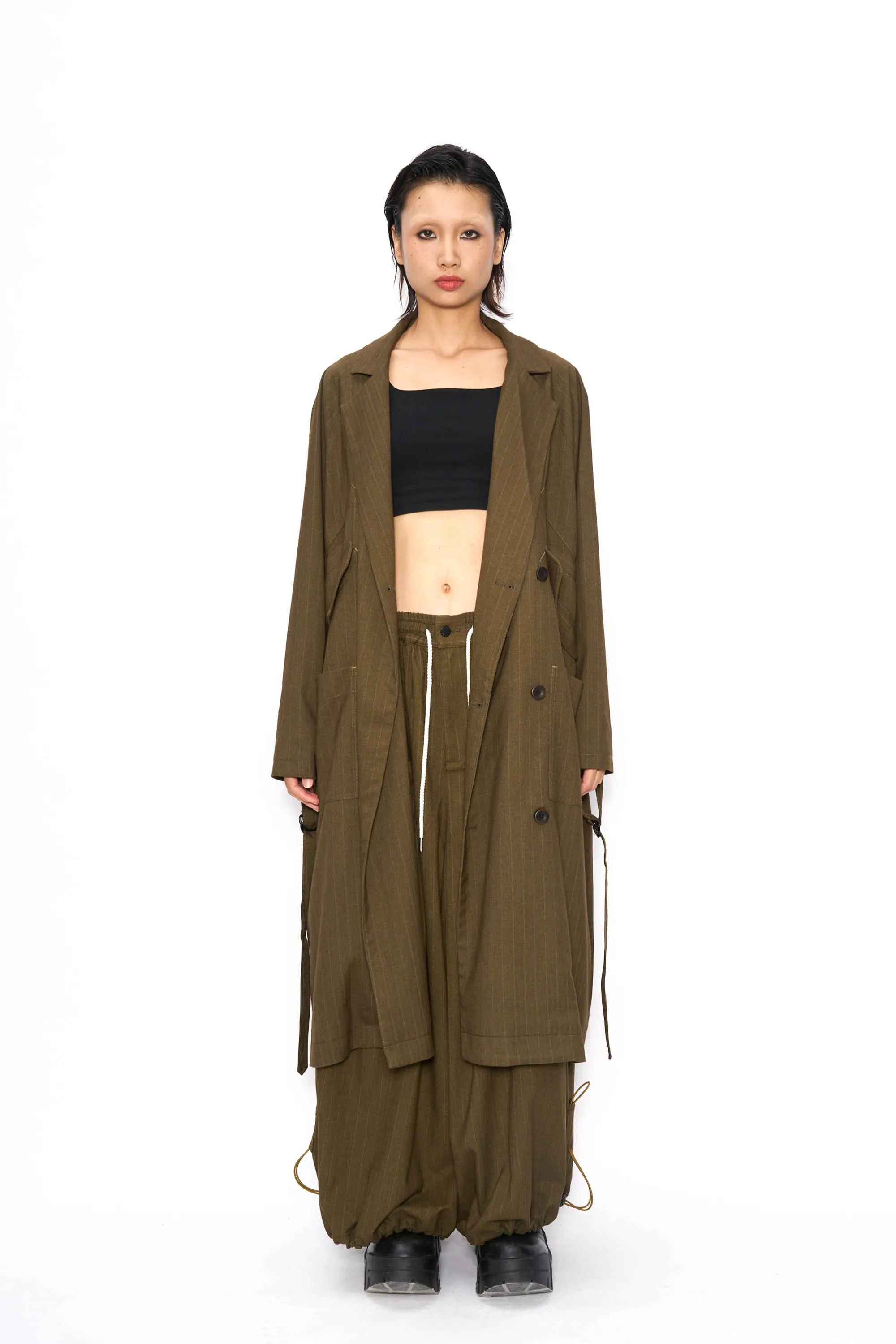 Gilled Trench Coat