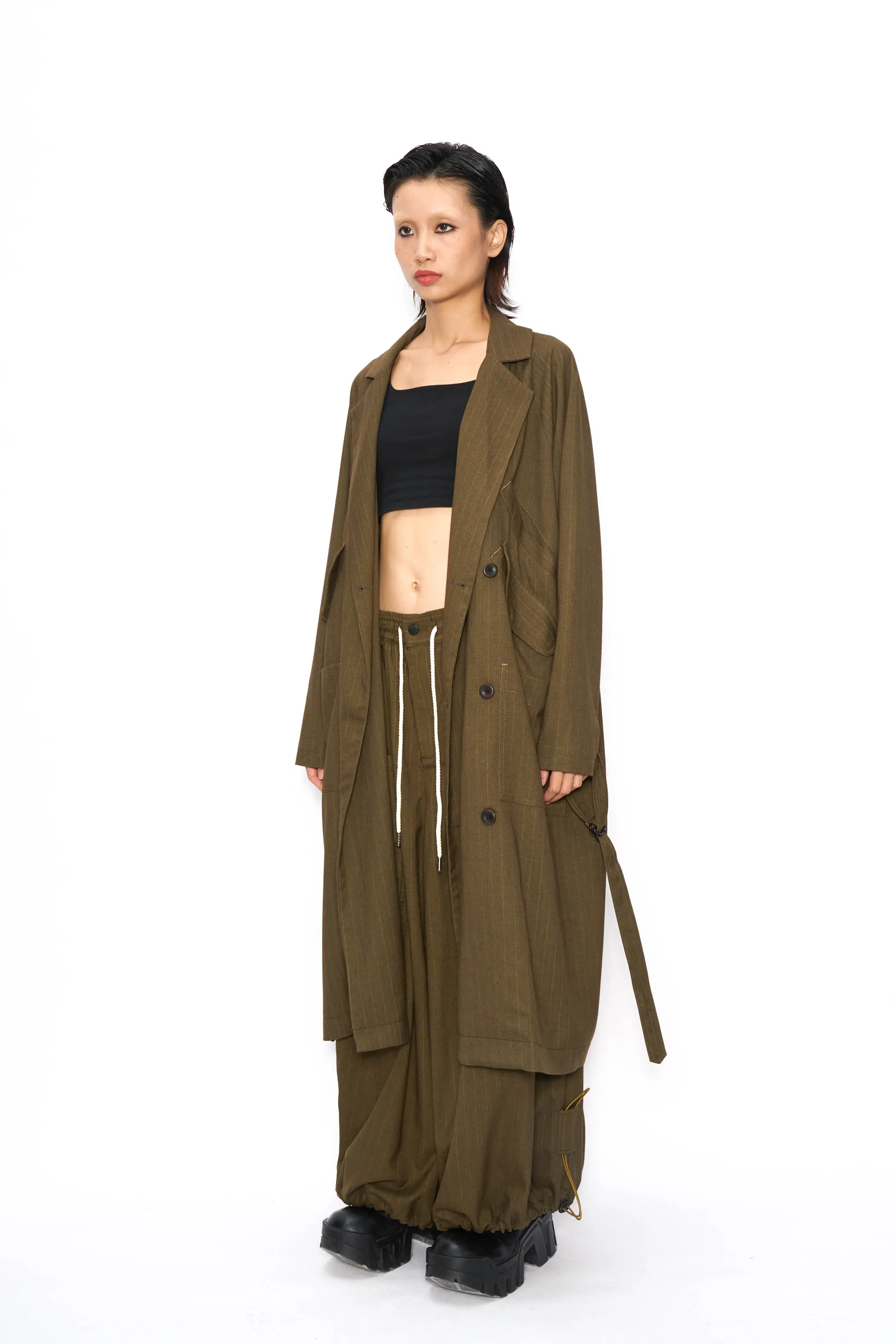 Gilled Trench Coat