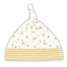 GOLD STAR STRIPE HAT 6-12 MONTHS