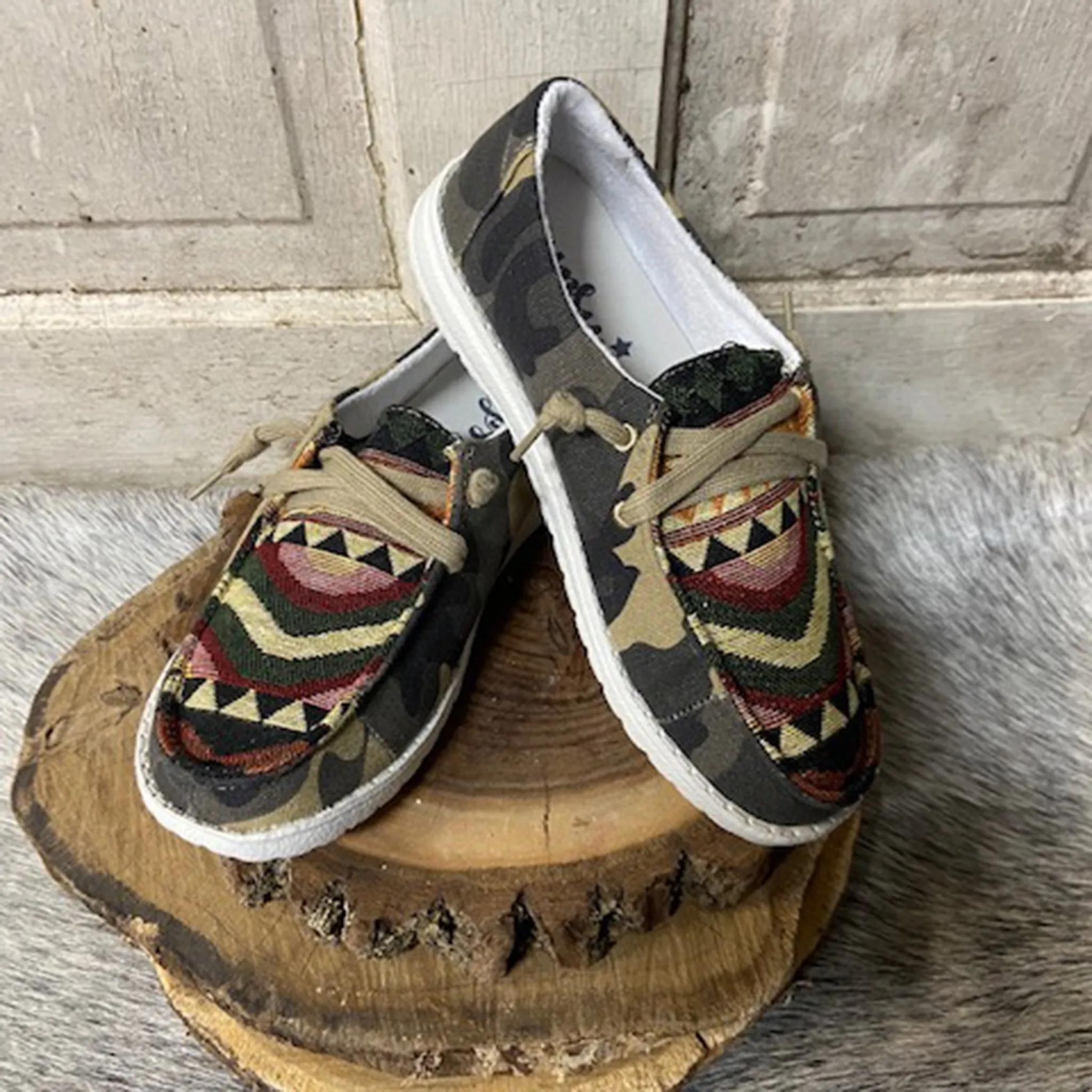 Gypsy Jazz Camo Rockin Shoe