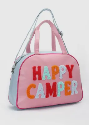 Happy Camper Embroidery Duffle Bag - Your Ultimate Weekend Getaway Companion!