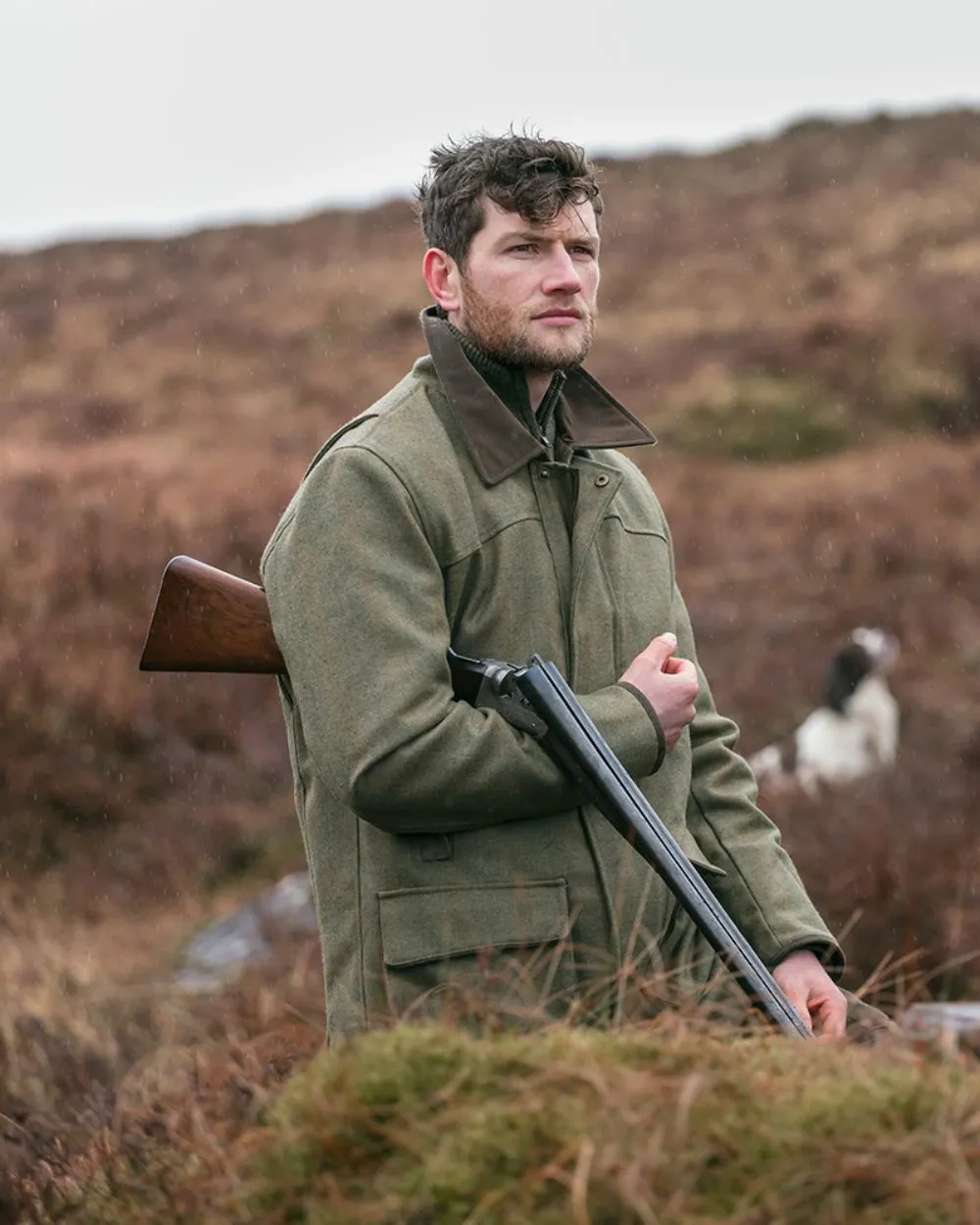 Hoggs of Fife Kinloch Technical Tweed Field Coat