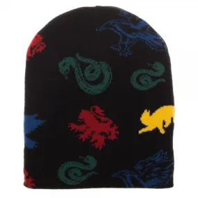 Hogwarts House Mascots Magic Jacquard Beanie