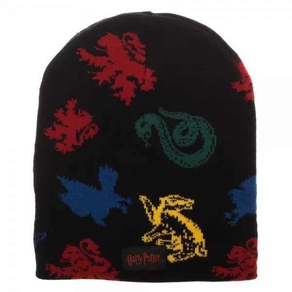 Hogwarts House Mascots Magic Jacquard Beanie