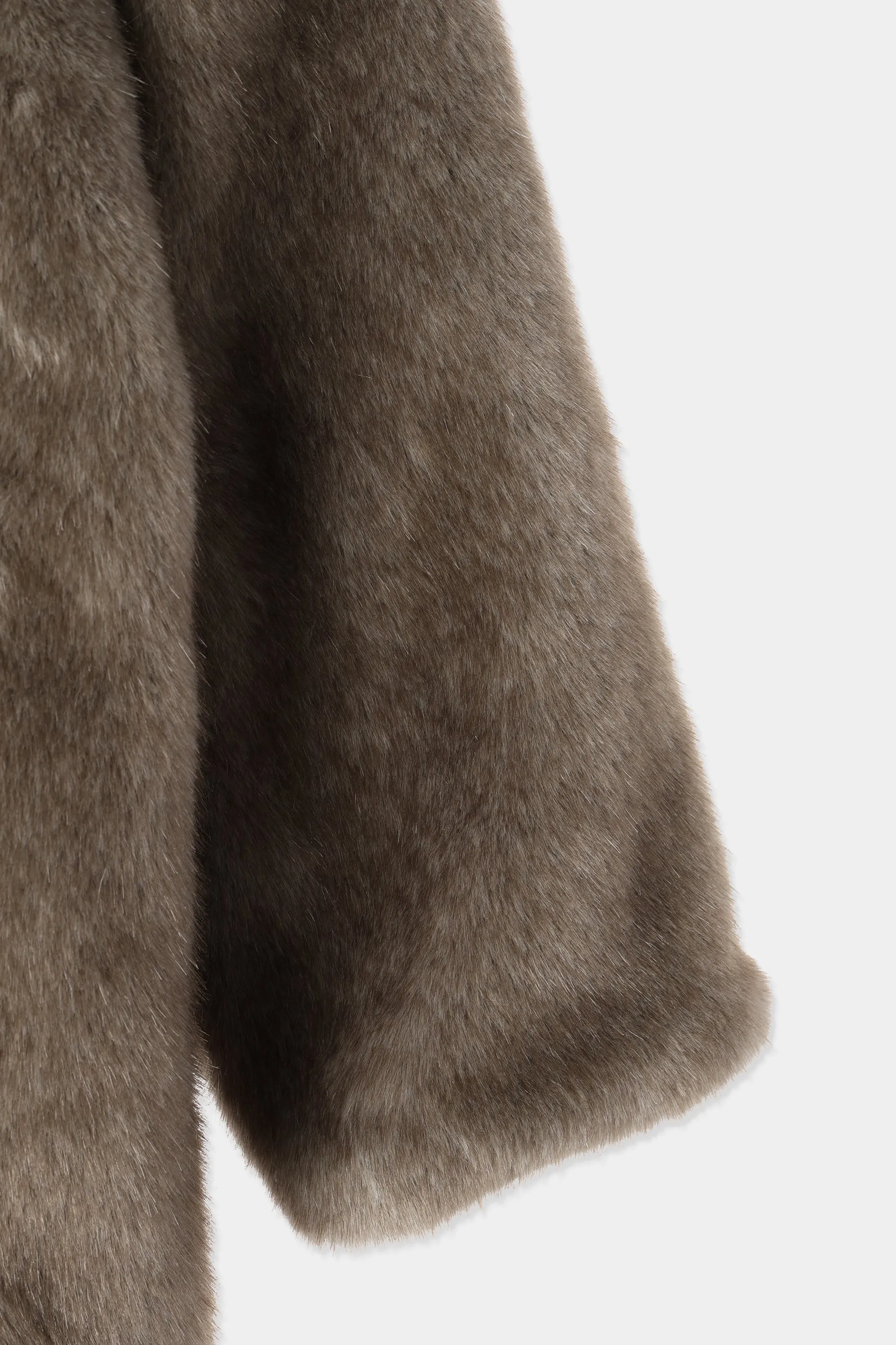 hoodie fur coat