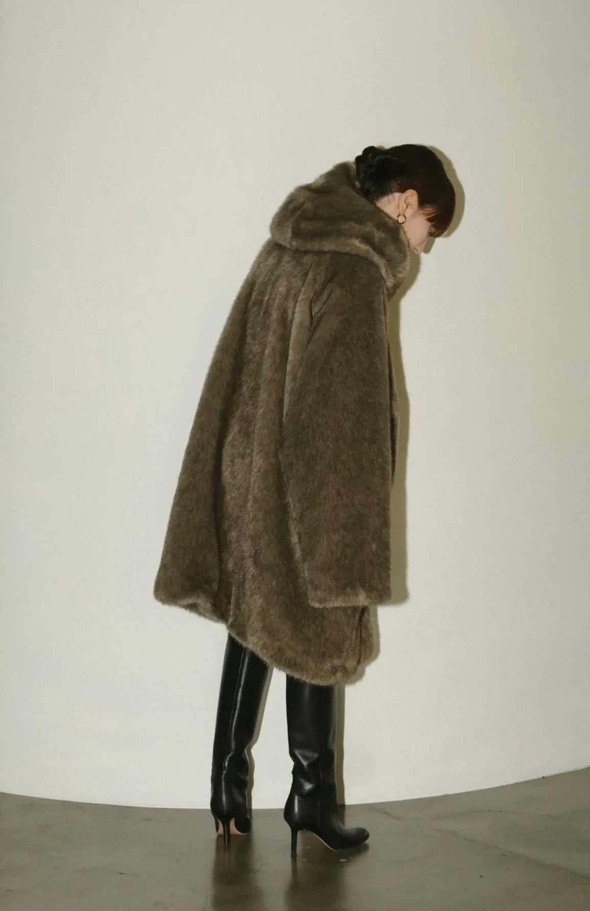 hoodie fur coat