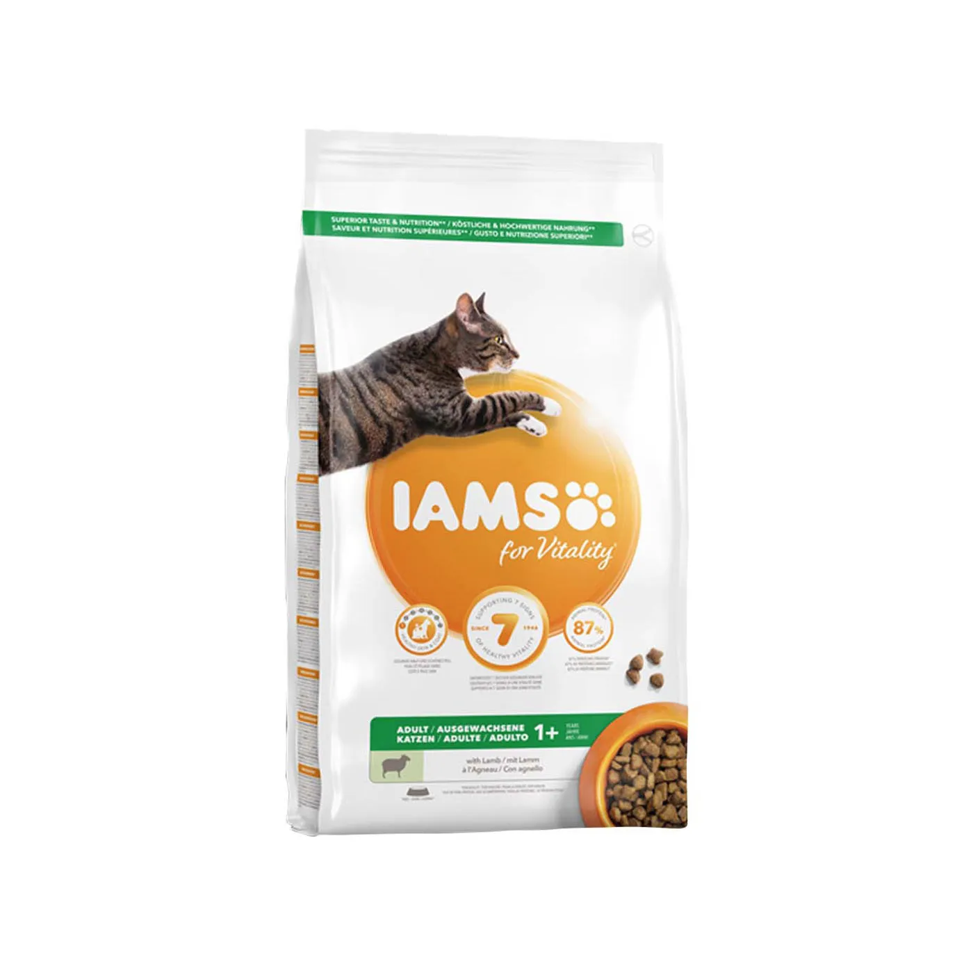 Iams Vitality Adult Cat Food Lamb