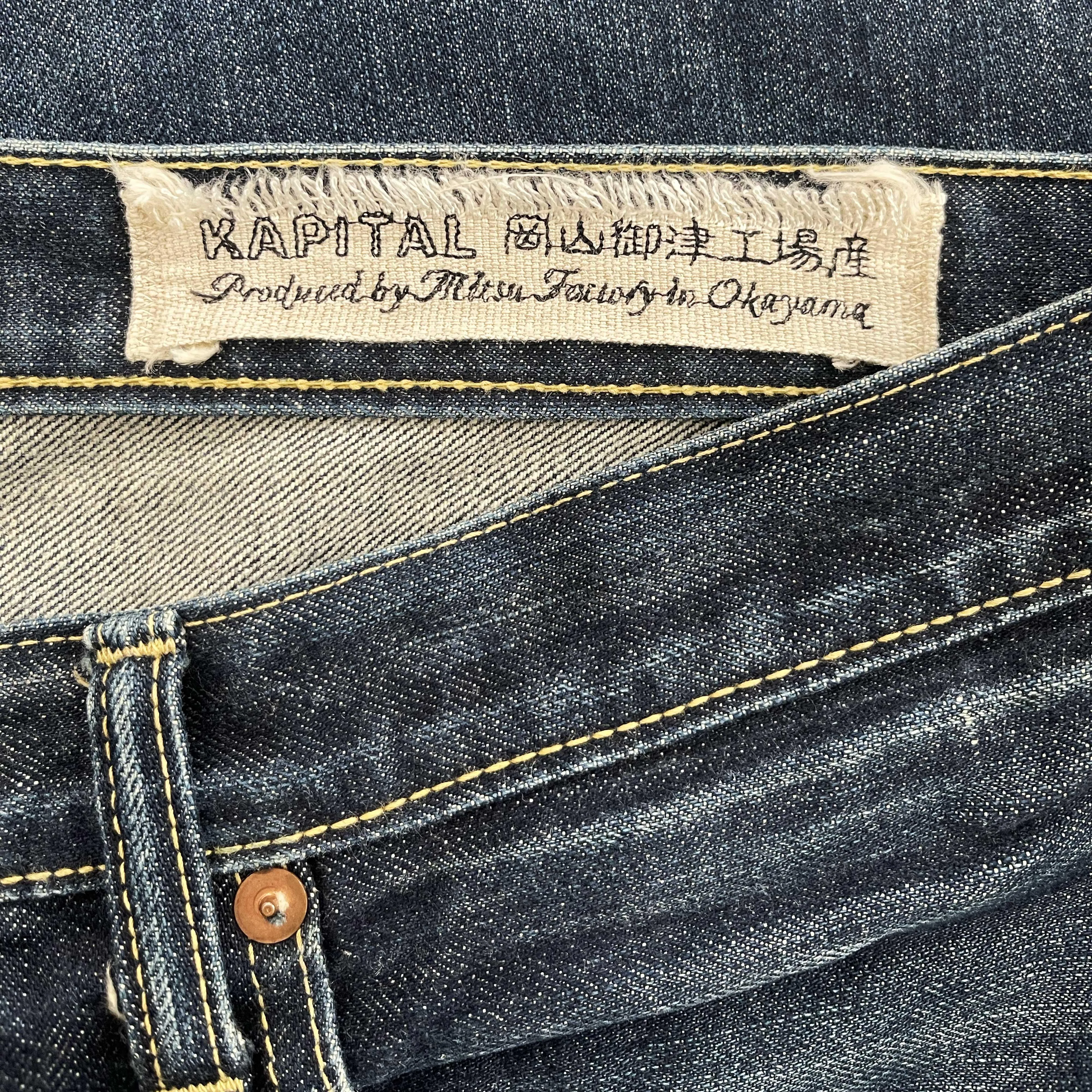 Kapital 14oz Dark Wash Jeans - W33"