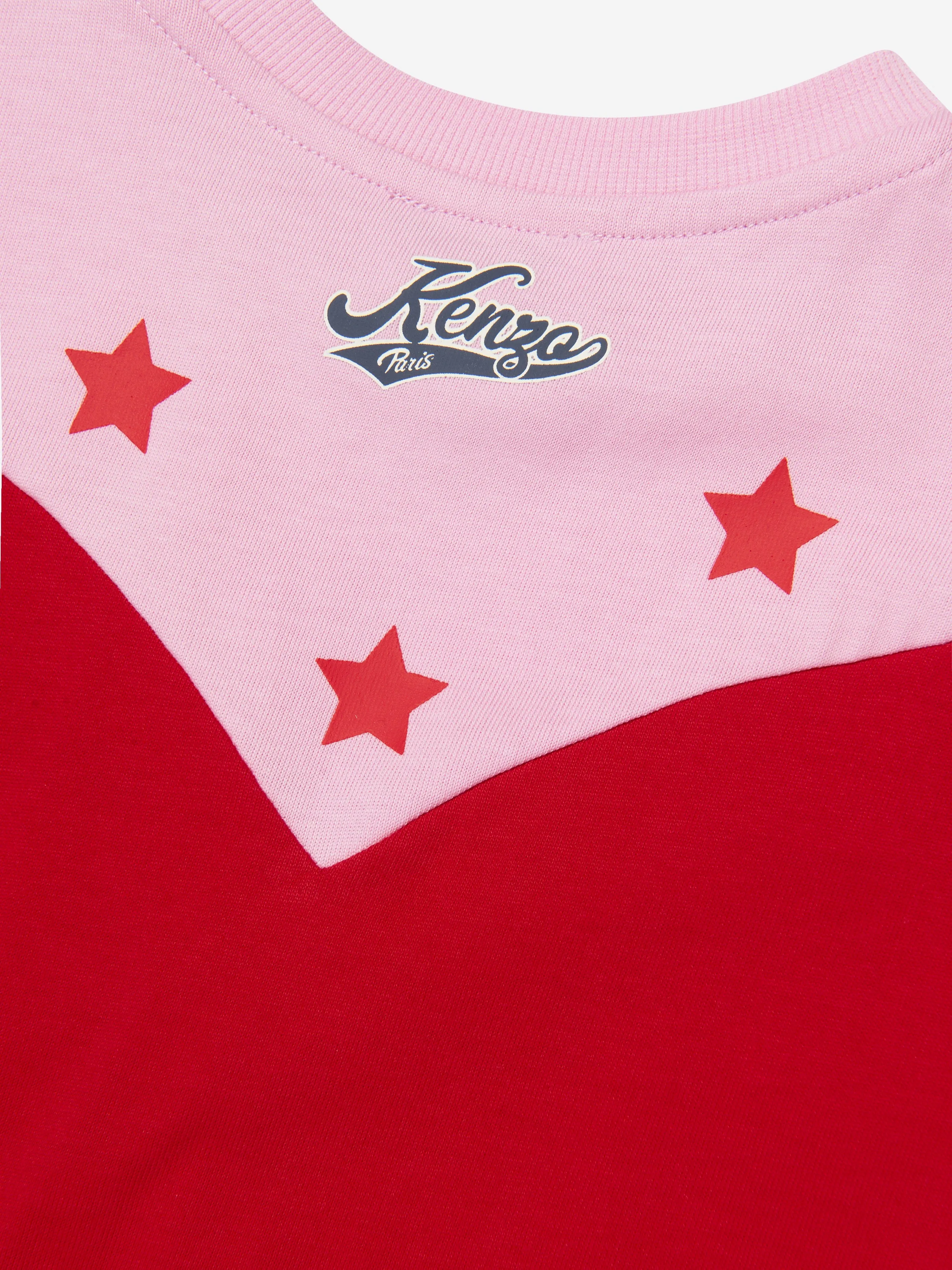 KENZO Girls Kenzo Club T-Shirt in Red