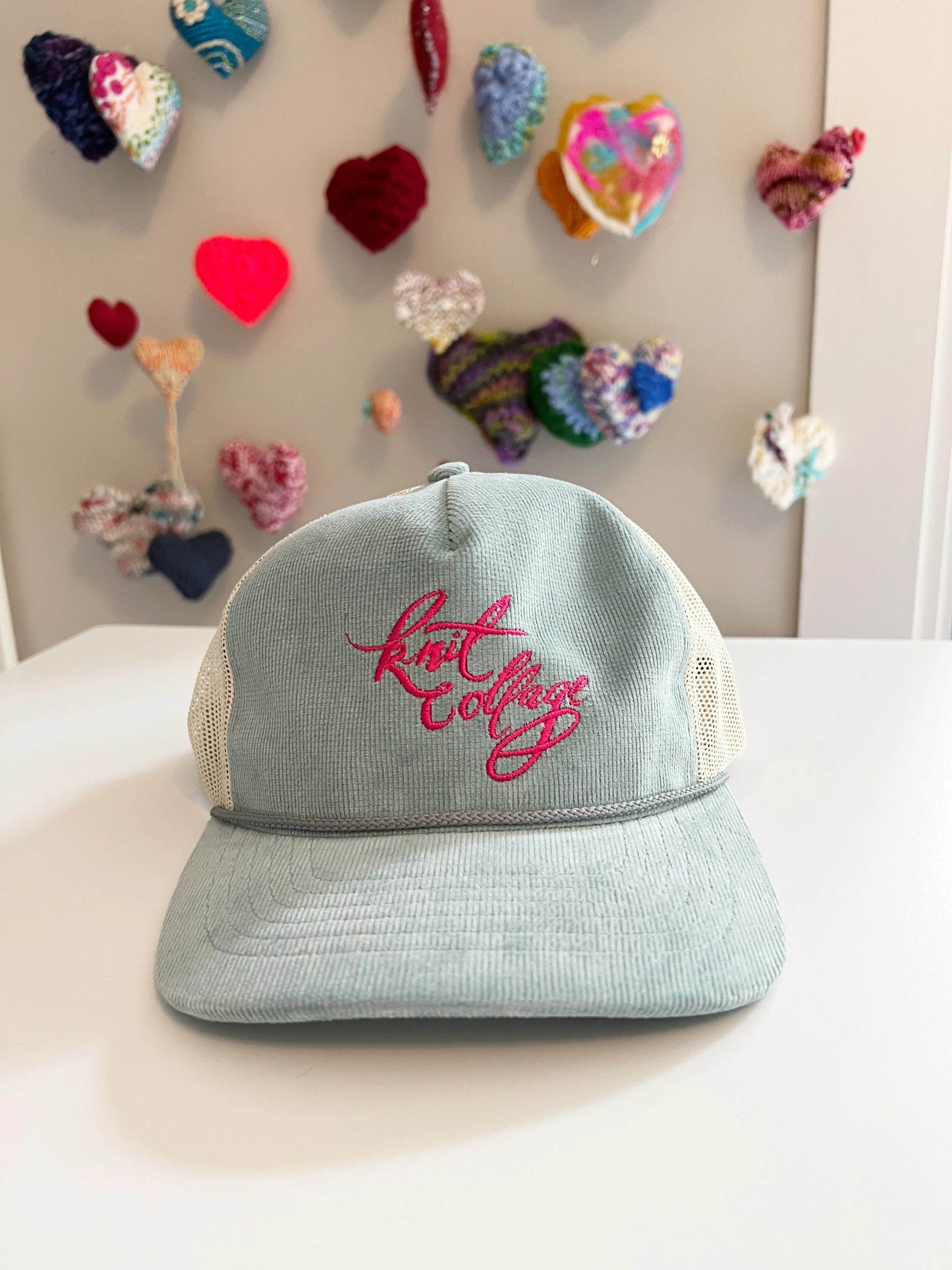 Knit Collage Logo Hat