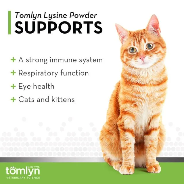 L-Lysine Powder Immune Support for Cats, 3.5 oz