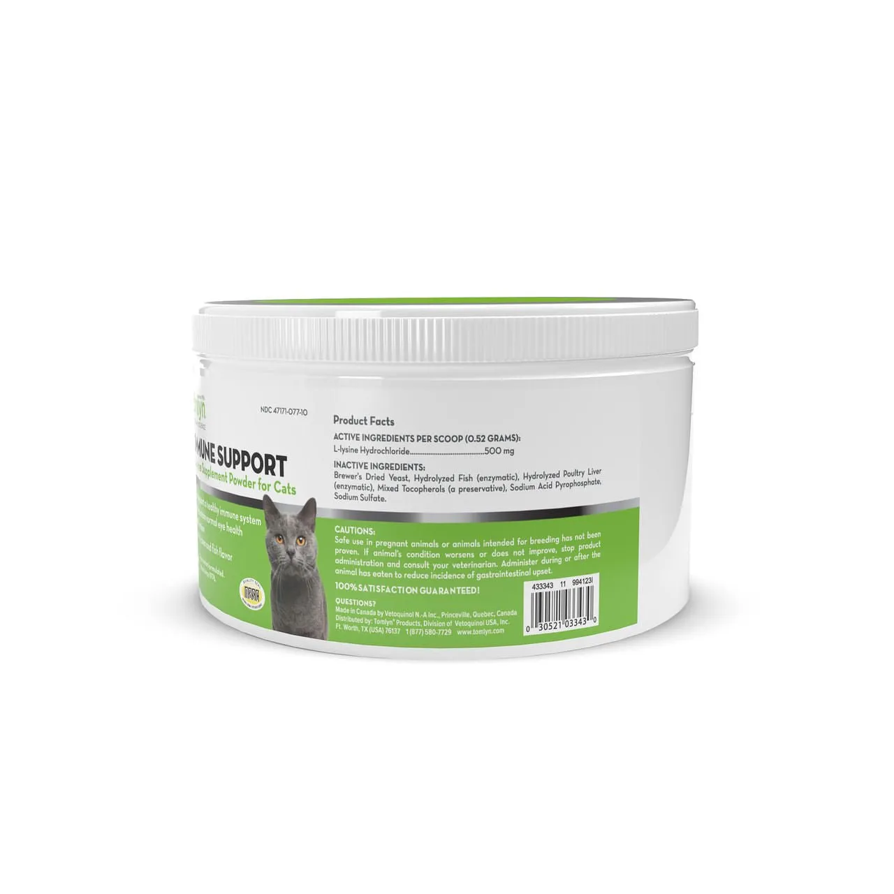 L-Lysine Powder Immune Support for Cats, 3.5 oz