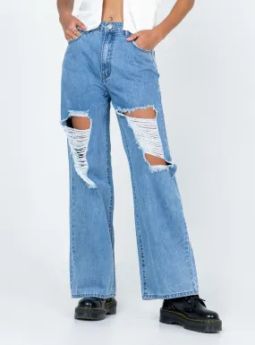 Laguna Wide Leg Denim Jeans