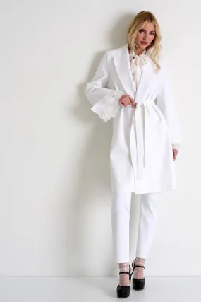 Long Coat With Tie Belt - 52467-80-000