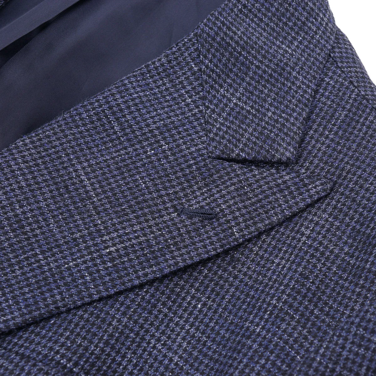 Luigi Borrelli Houndstooth Linen Sport Coat