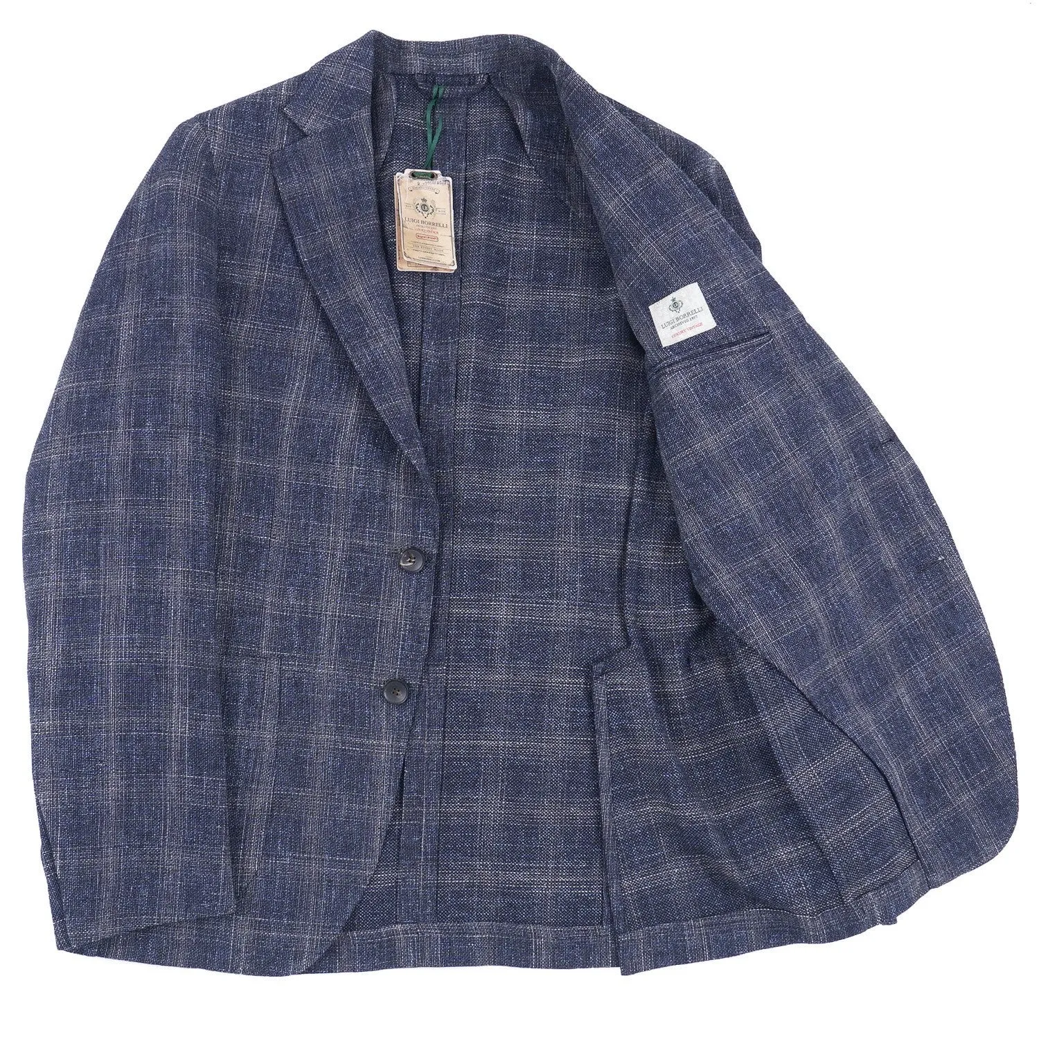 Luigi Borrelli Wool Cotton and Linen Sport Coat