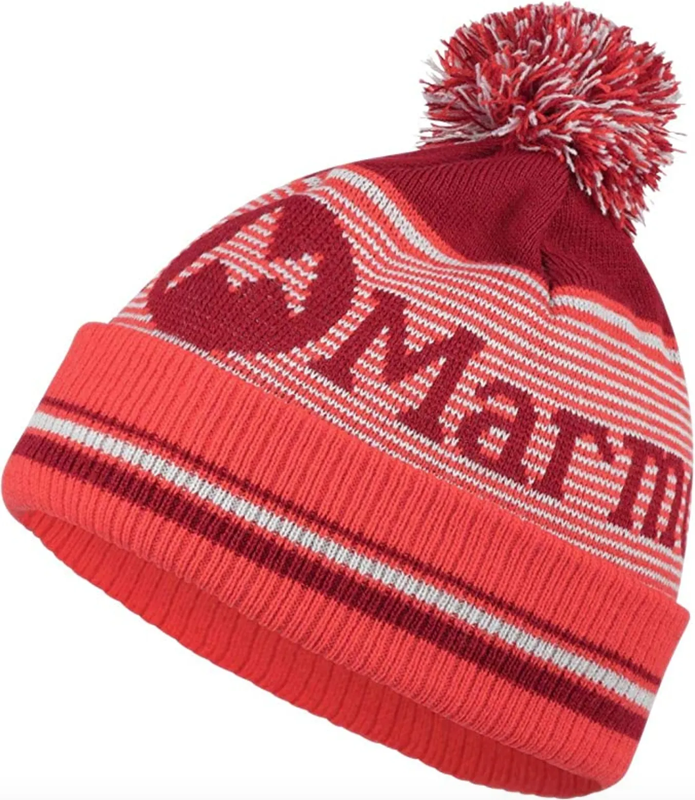 Marmot | Womens Foxy Pom Hat | Sienna Red