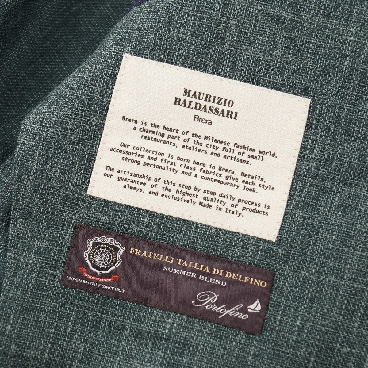 Maurizio Baldassari Wool-Silk-Linen 'Soft Jacket'