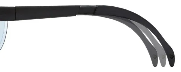 MCR Safety Klondike KD1 Black Safety Glasses with Clear Lens