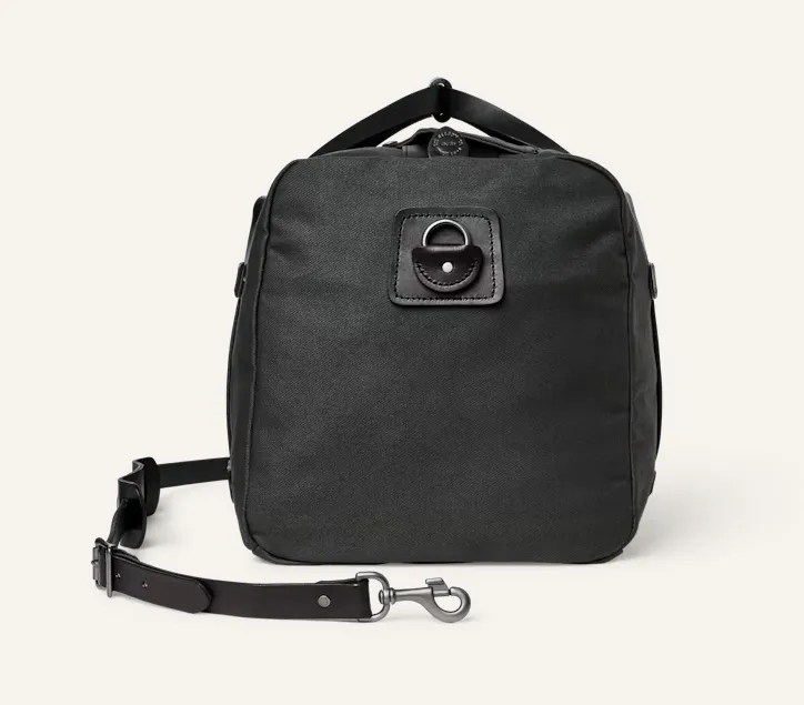 Medium Duffle in Rugged Twill - Faded Black