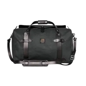 Medium Duffle in Rugged Twill - Faded Black