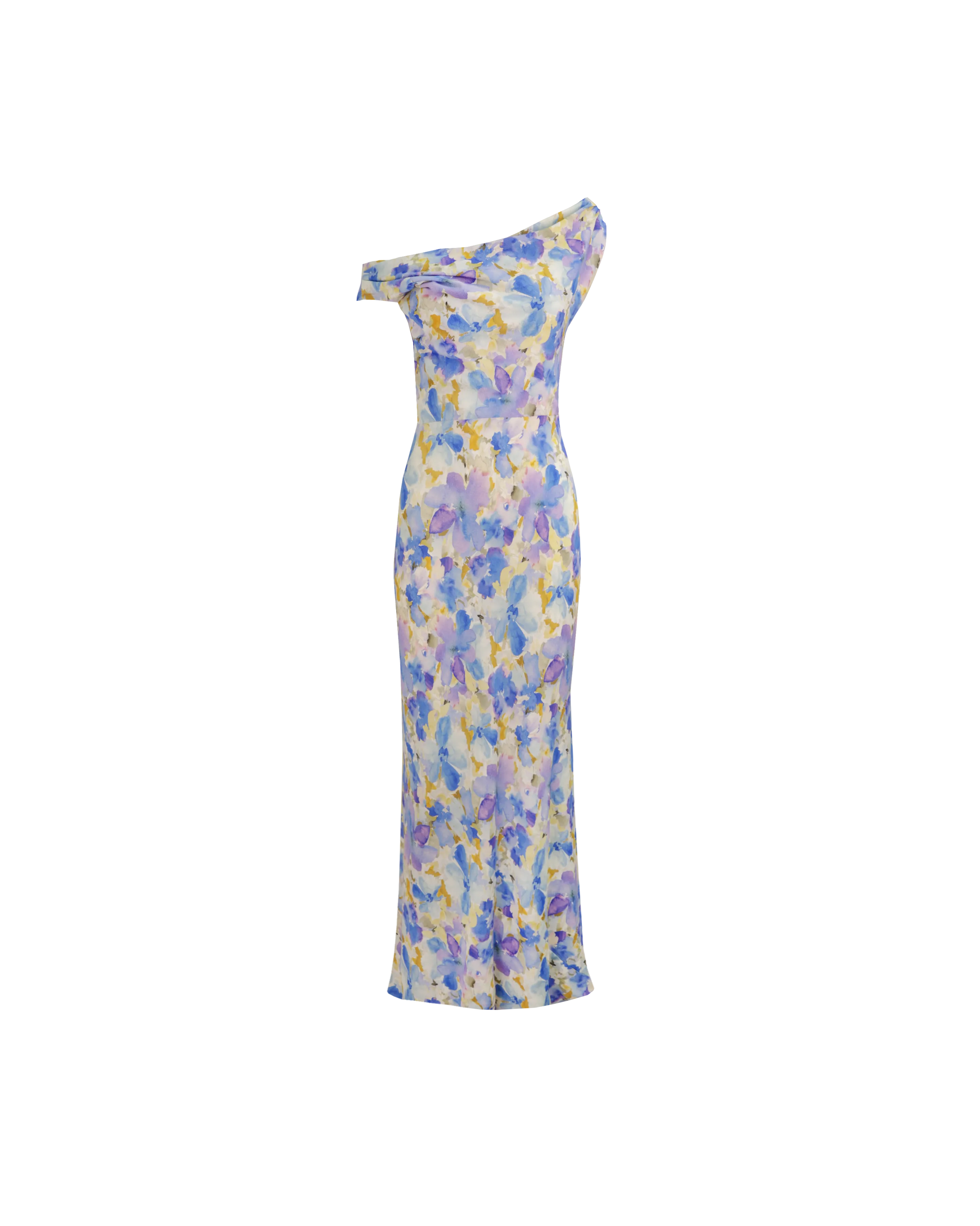 MELON MAXI DRESS BLUEBERRY FLORAL