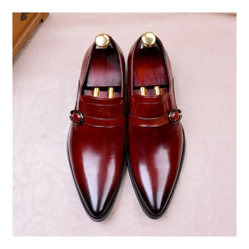 Men Monk Strap Formal Shoes