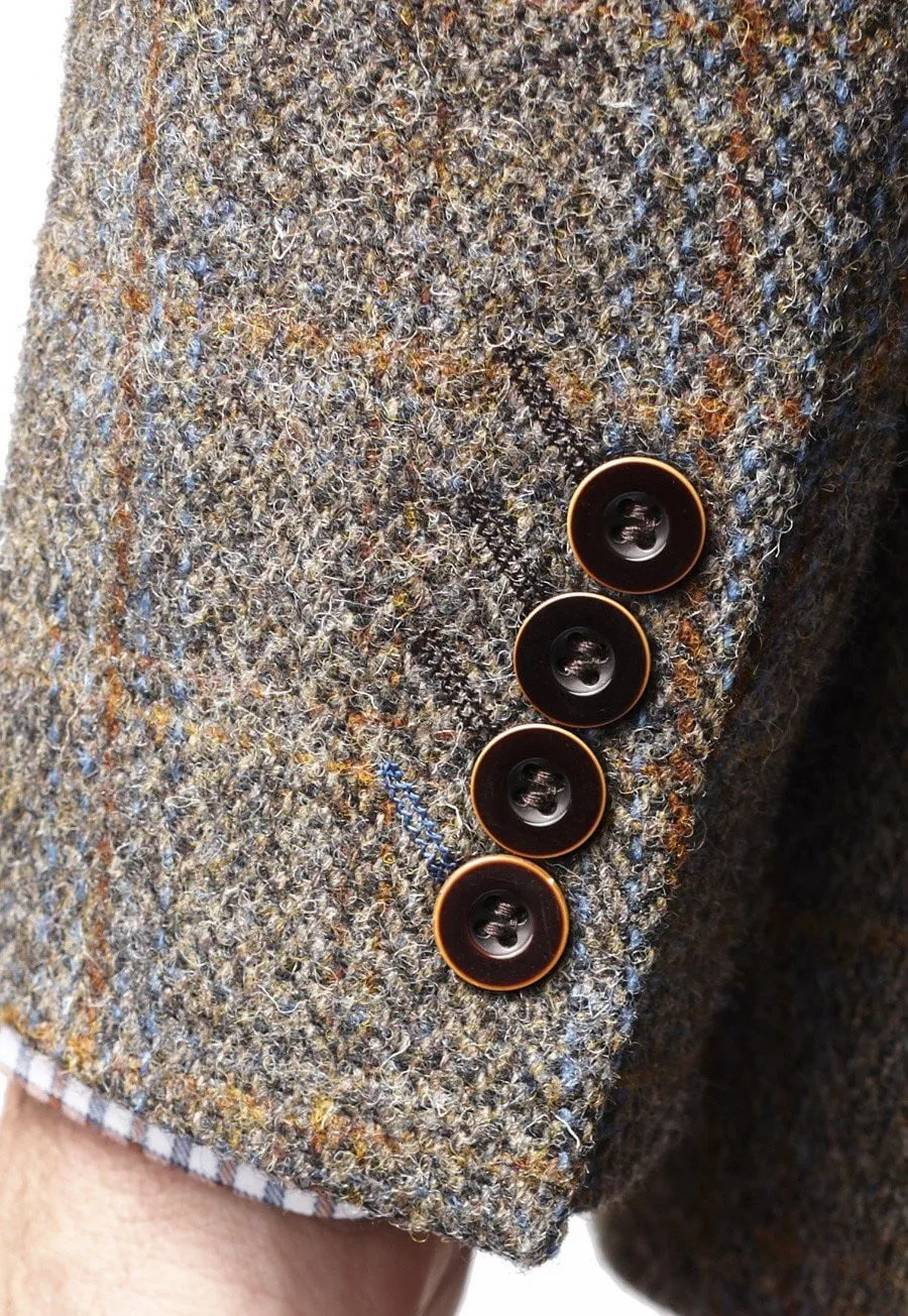 Mens Harris Tweed Tailored Fit Jacket - Sumburgh