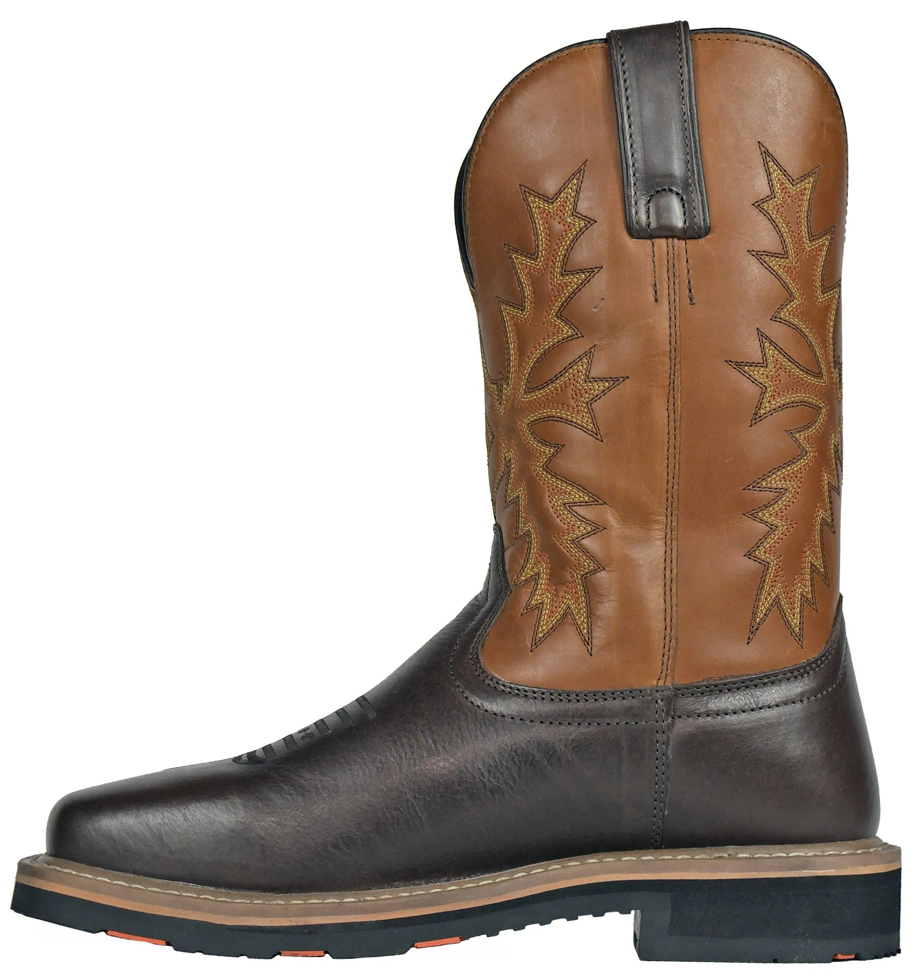 Men's Hoss Landon Brown, EH, Pull On Western Soft Toe Boot