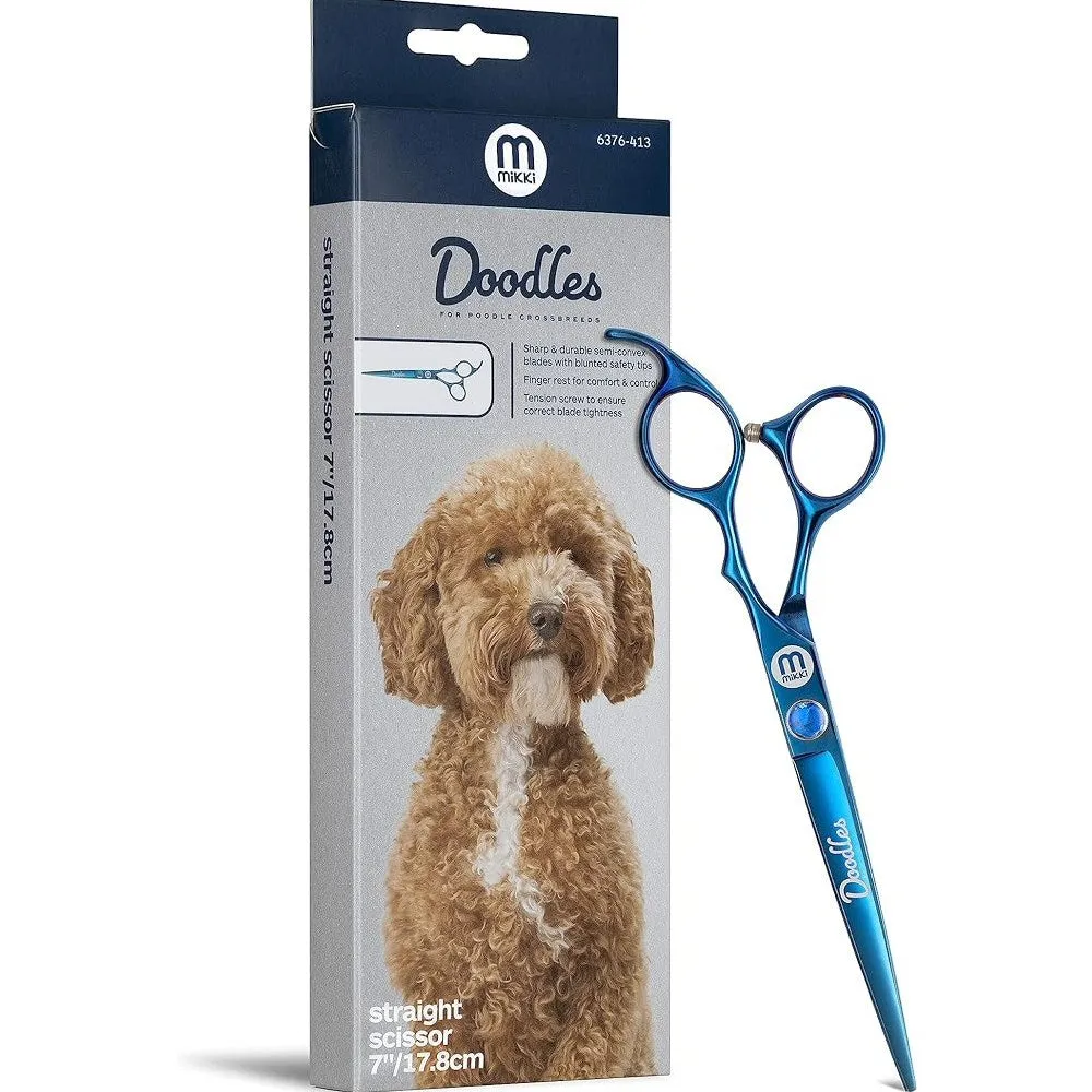 Mikki Doodles Dog Straight Scissors 17.8cm