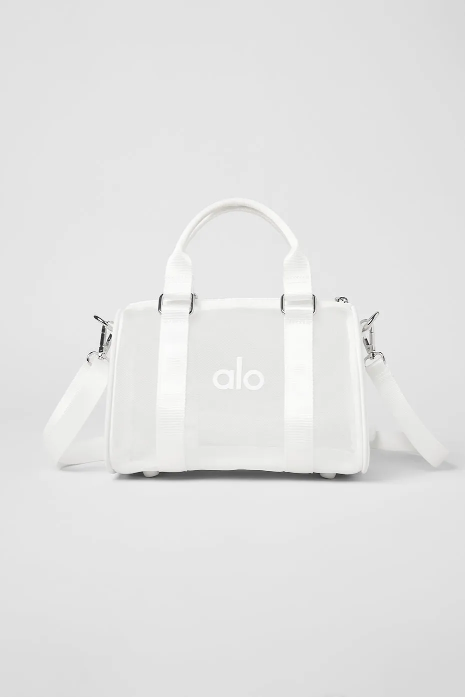 Mini Sheer Duffle - White