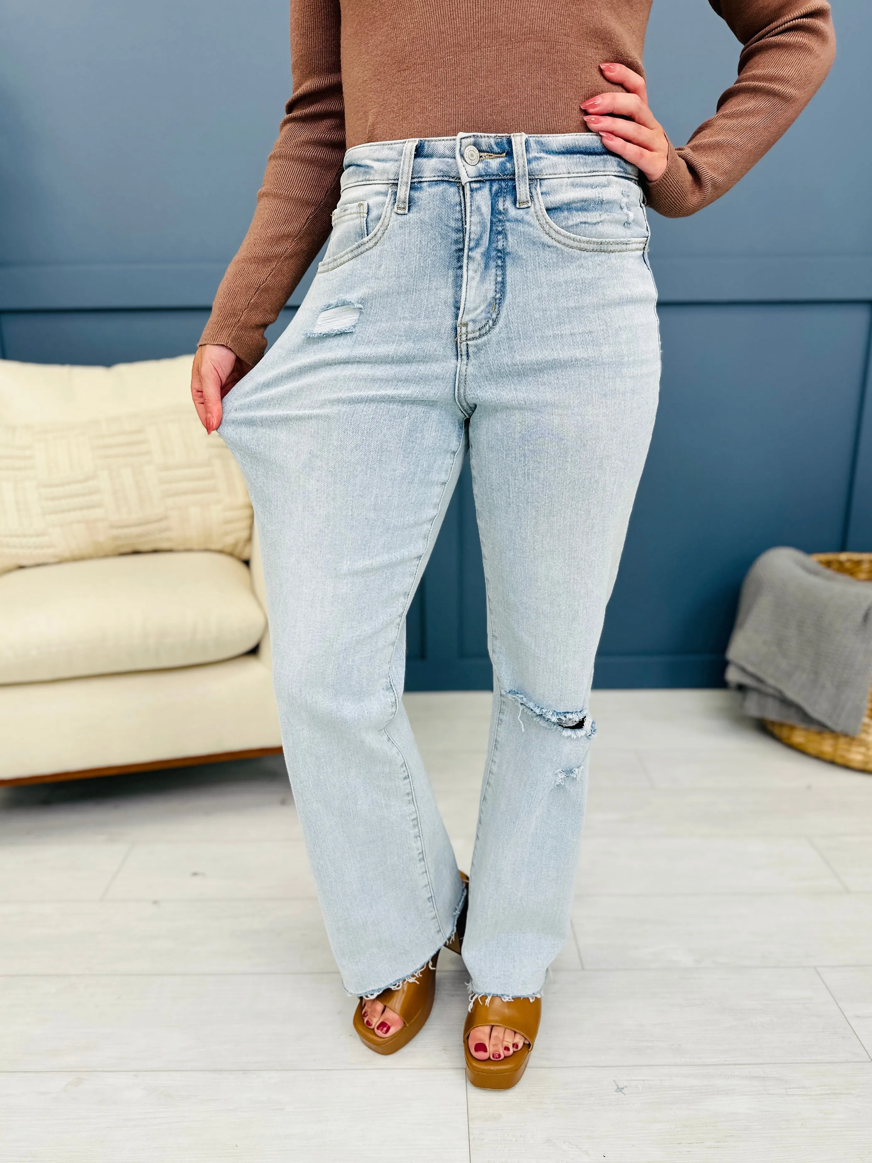 MOCO Exclusive Straight To It Straight Leg Tummy Control Jeans in Reg/Curvy