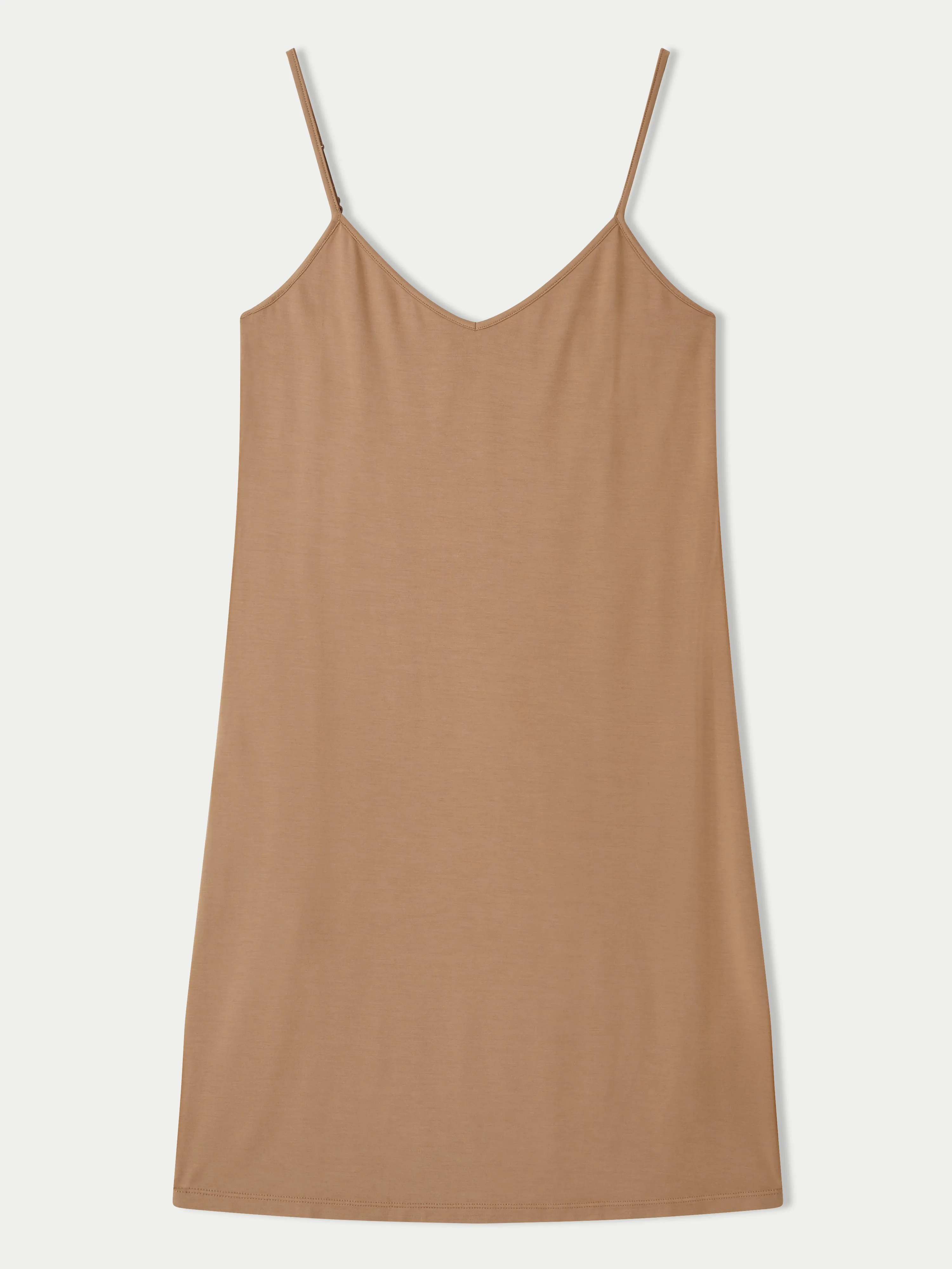 Modal Slip Dress | Coffee