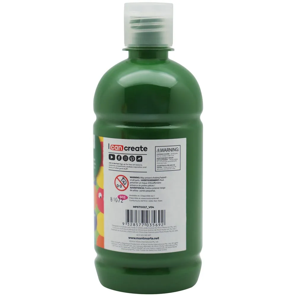 Mont Marte Poster Paint 500ml - Sap Green