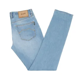 Moorer Light Natural Indigo Slim Fit 'Credi' Denim Jeans