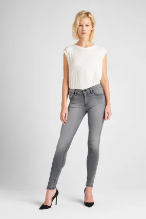 Nico Mid Rise Super Skinny - Trooper Grey